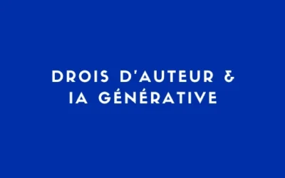 Droit d’auteur et IA générative